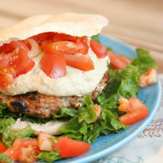 Greek Turkey Burgers
