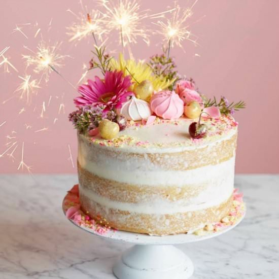 Naked Birthday Cake