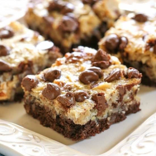 German Chocolate Cake Bars
