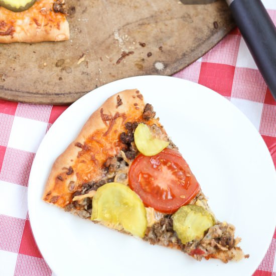 Cheeseburger Pizza