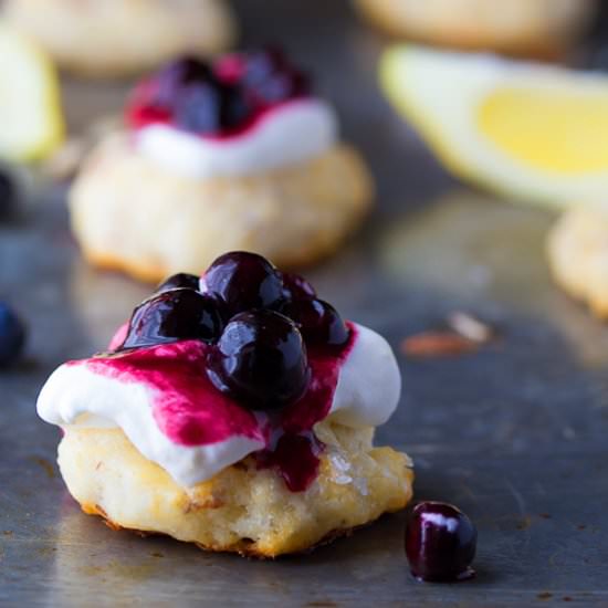 Blueberry Almond Shortcakes