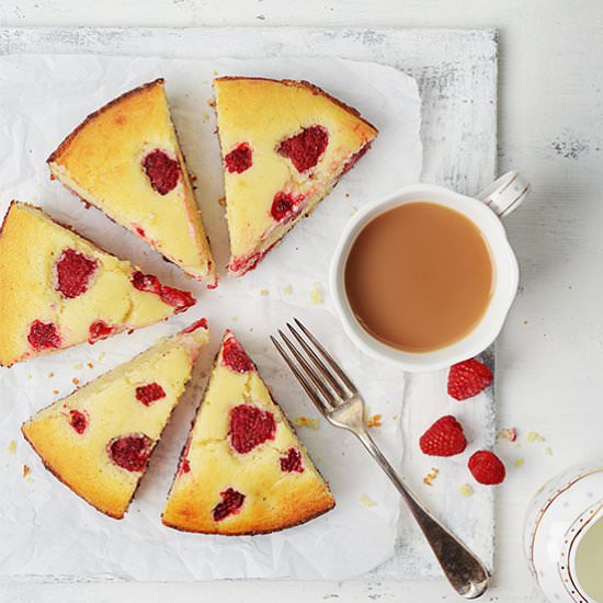Raspberry Ricotta Cake