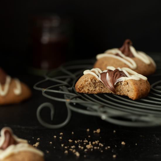 Espresso-Hazelnut & Nutella Cookies