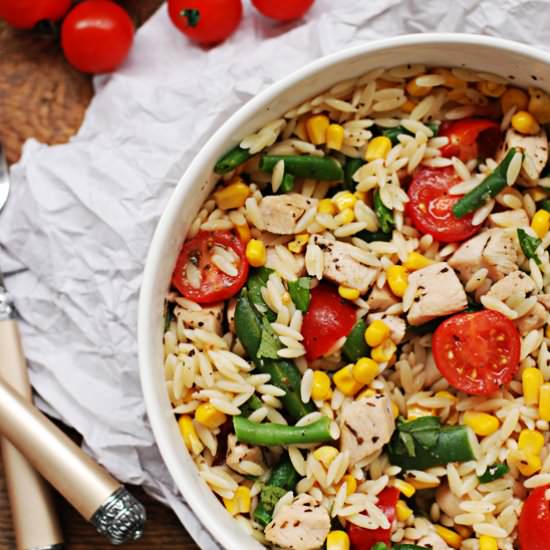 Orzo Vegetables Salad