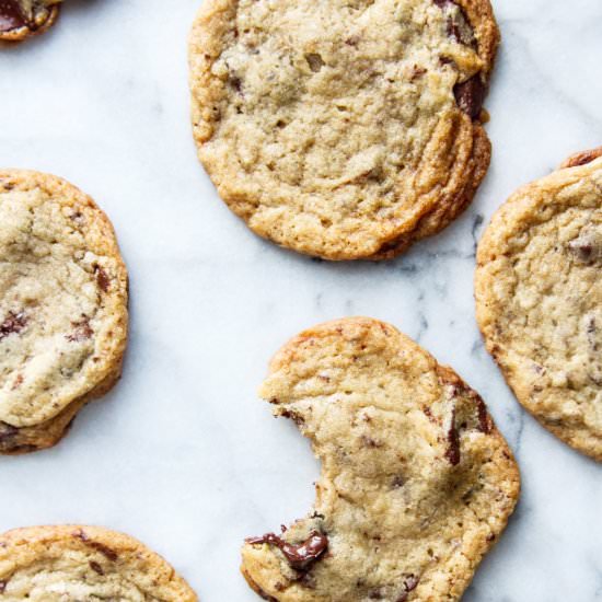 Salted Chocolate Chunk Cookies