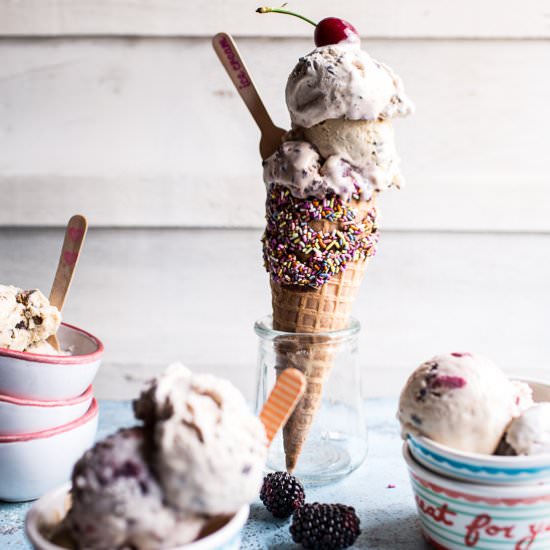 No Churn Ice Cream 5 Ways