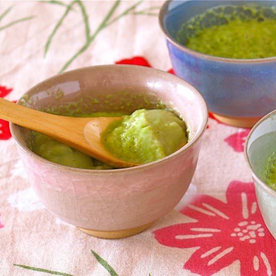 3 Ingredient Matcha Purin