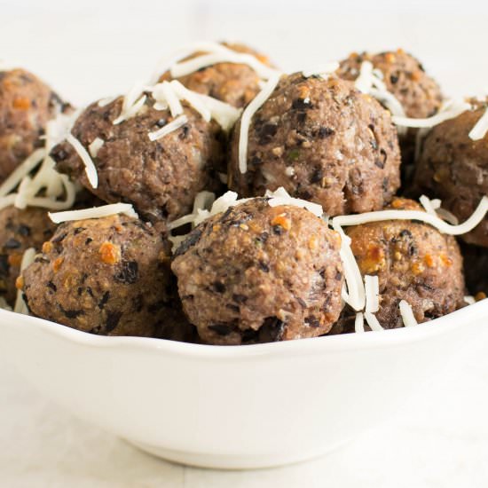 Cheesy Black Bean Bites