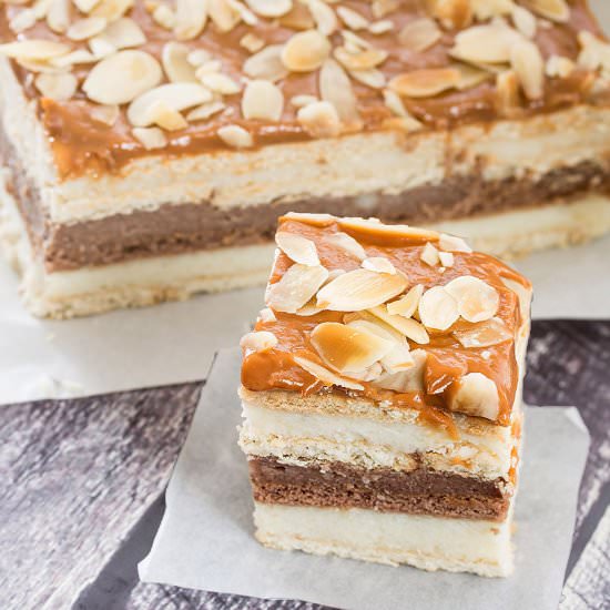 Three-Flavor Eclair Cake