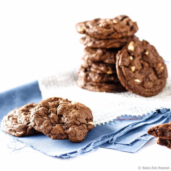 Triple Chocolate Macadamia Nut Cookie
