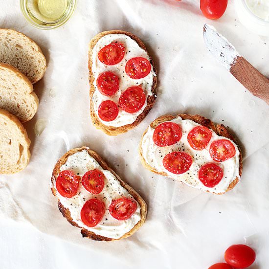 Whipped Feta and Tomato Bread