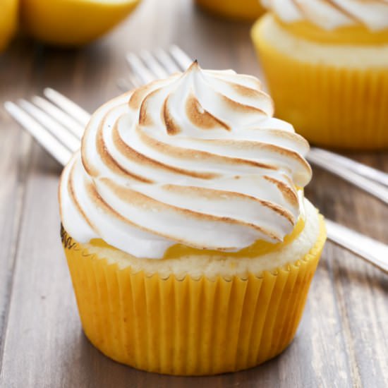 Lemon Meringue Cupcakes