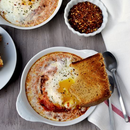 Baked Eggs Fra Diavolo