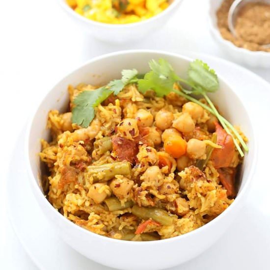 Chickpea Rice Pulao