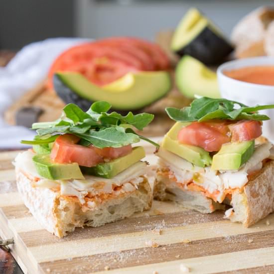 Avocado Chicken Ciabatta Sandwich