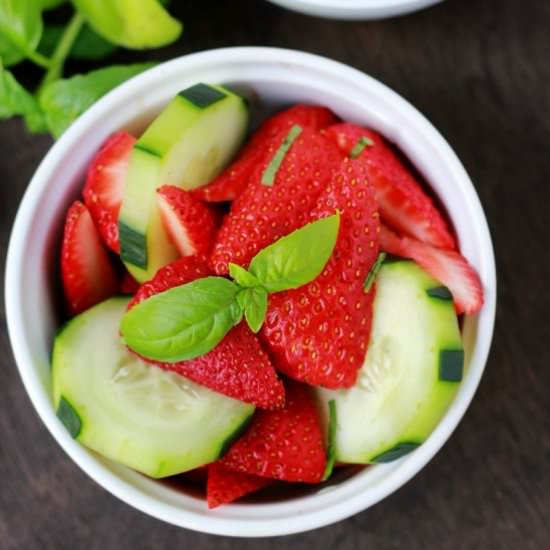 Strawberry Basil Salad