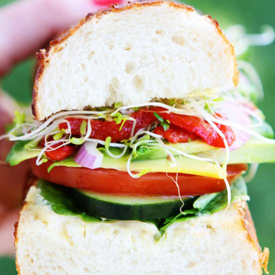 Ultimate Veggie Sandwich
