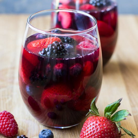 Berry-licious Iced Tea Red Sangria