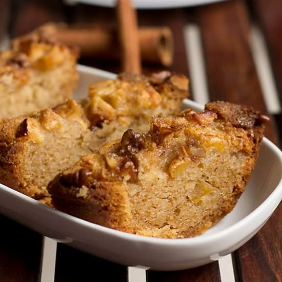 Eggless Danish Apple Cake