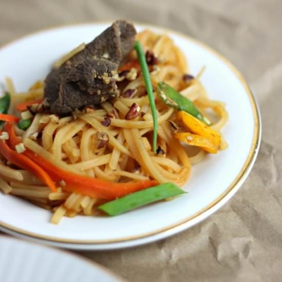 Spicy Beef Pad Thai