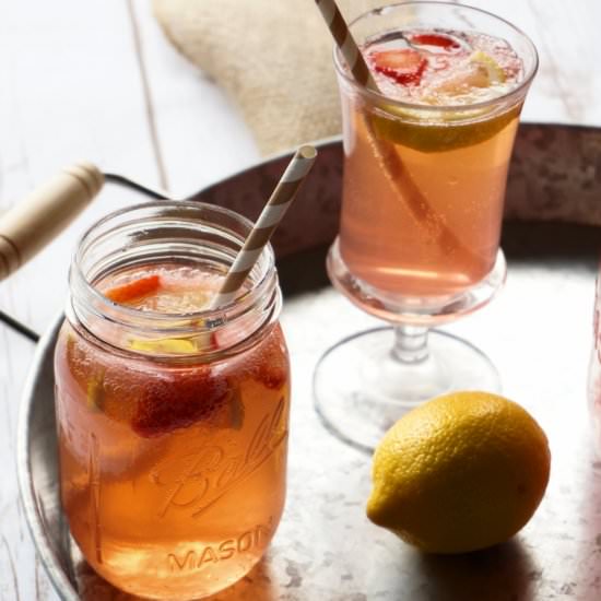 Strawberry Lemonade Shandy