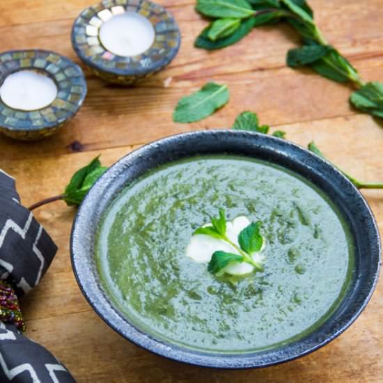 Syrian Spinach Soup