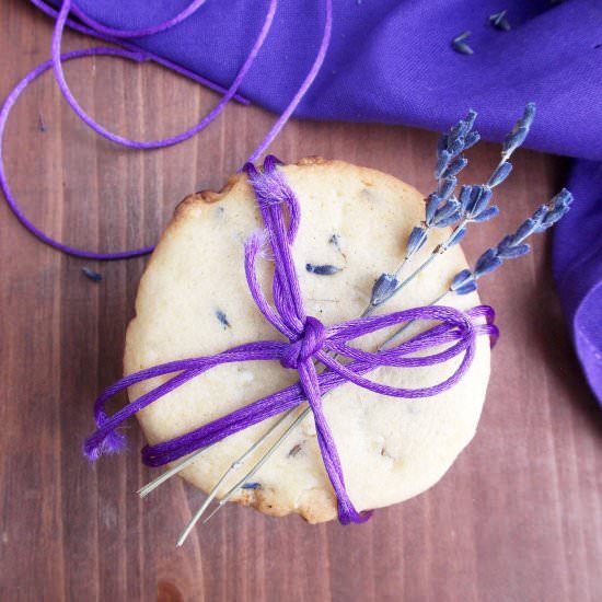 Lavender White Chocolate Cookies