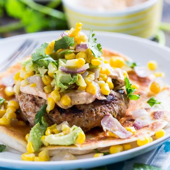 Tex Mex Turkey Burgers