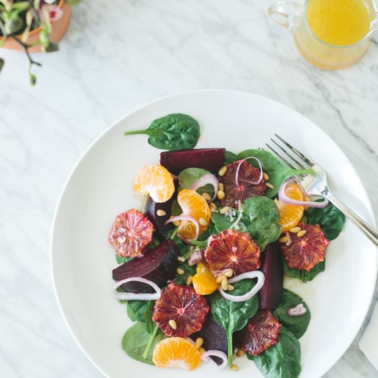 Roasted Beet & Blood Orange Salad