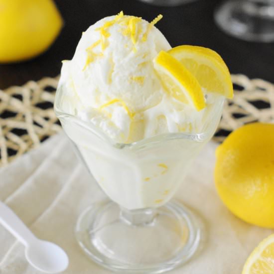Easy Lemon Ice Cream