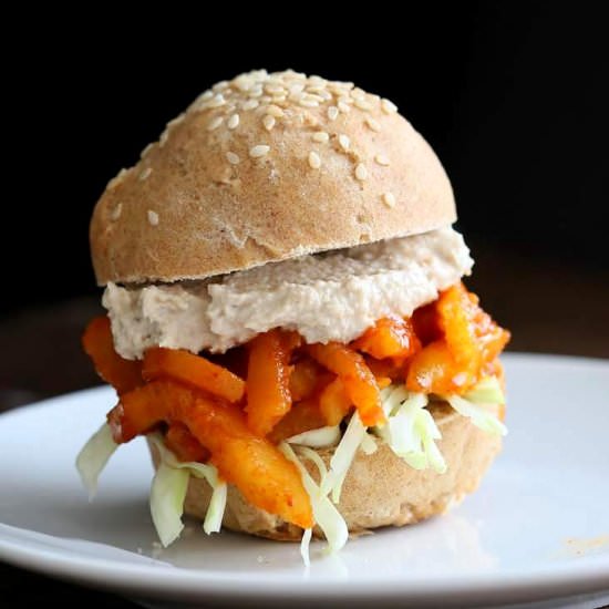 Gochujang squash sliders
