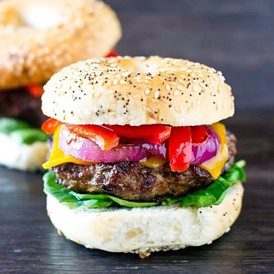 Grilled Pork Burgers