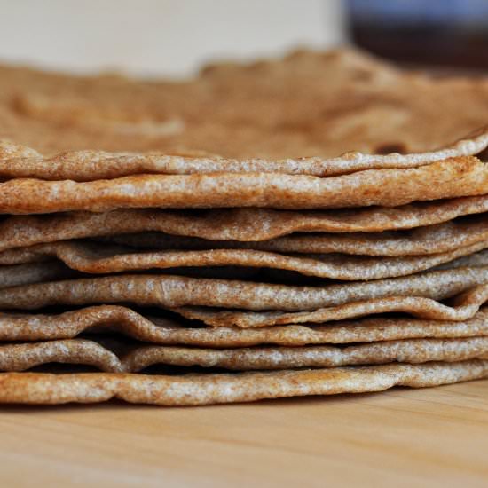 Sprouted Whole Wheat Tortillas