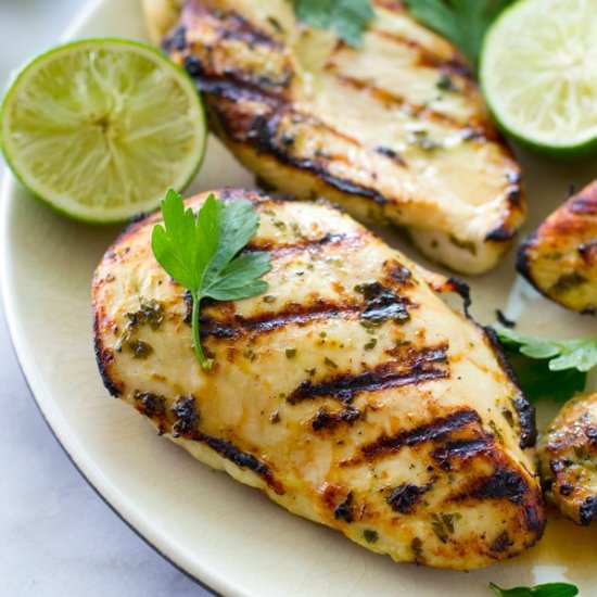 Cilantro-Lime Grilled Chicken