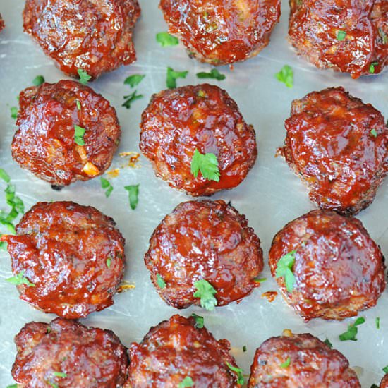Smoked Fireball Whisky Meatballs