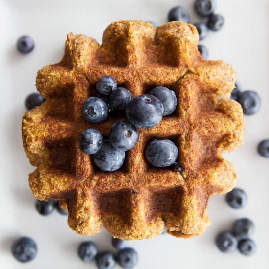 Paleo Pumpkin Coconut Waffles