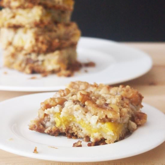 Peach Oatmeal Bars