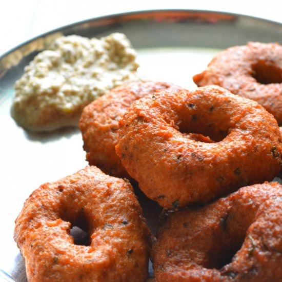 Medu Vadas- Fried Lentil Fritters