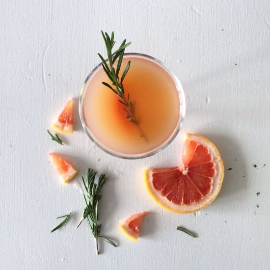 Rosemary & Grapefruit Mocktail
