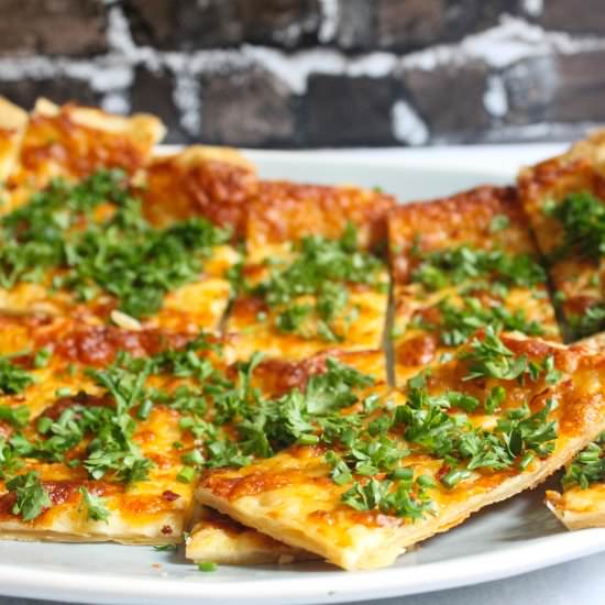 Garlic and Cheese Flatbread