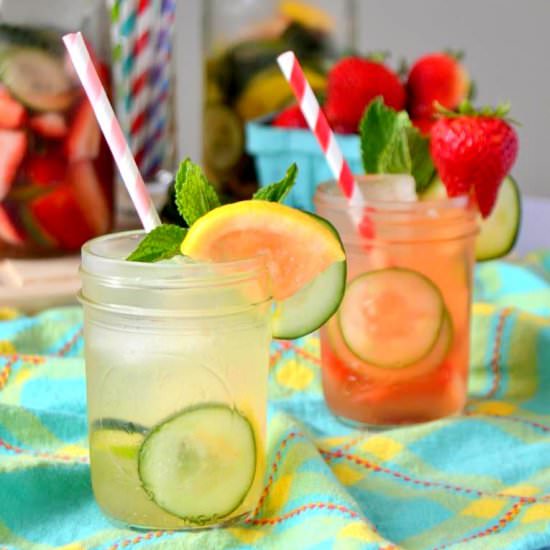 Cucumber Summer Sangria – 2 Ways