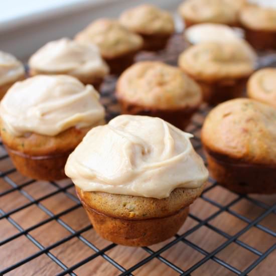 Peanut Butter Zucchini Muffins