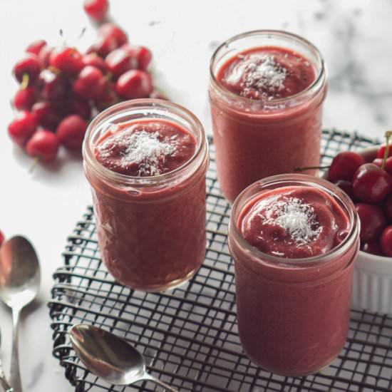 4 Ingredient Skinny Cherry Coconut