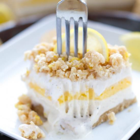 Lemon Cream Pie Ice Cream Bars