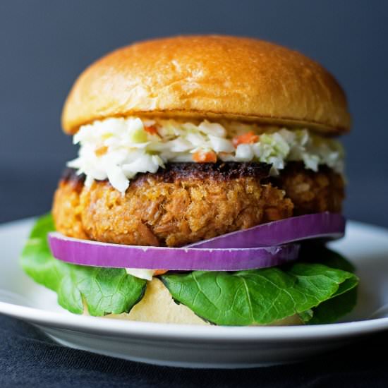 Spicy Thai Tuna Burger