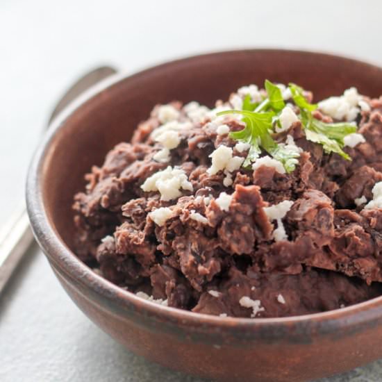 Slow Cooker Non-Refried Beans