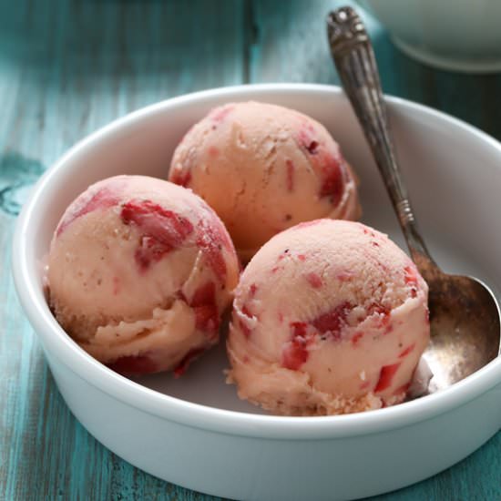 Strawberry Coconut Ice Cream