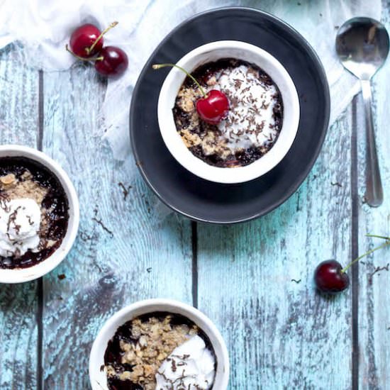 Dark Chocolate Cherry Crisps (GF+V)