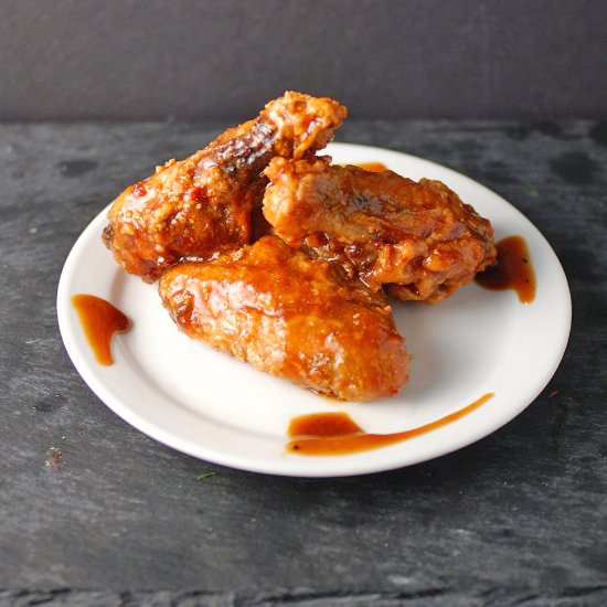 Healthy BBQ Chicken Wings