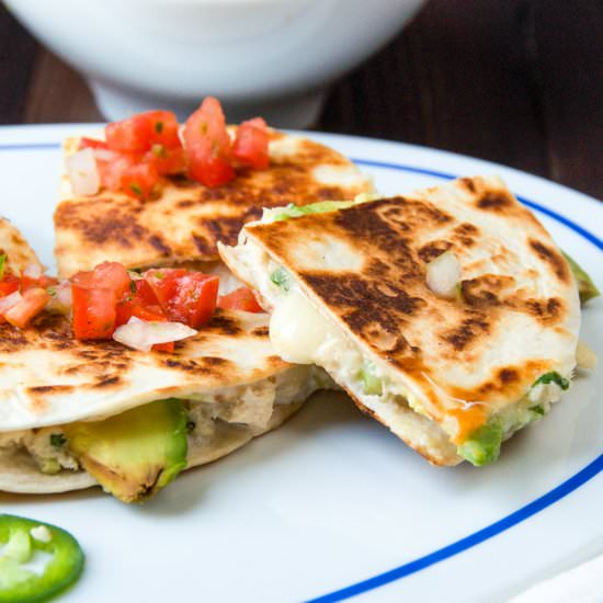 Tuna Melt Quesadillas